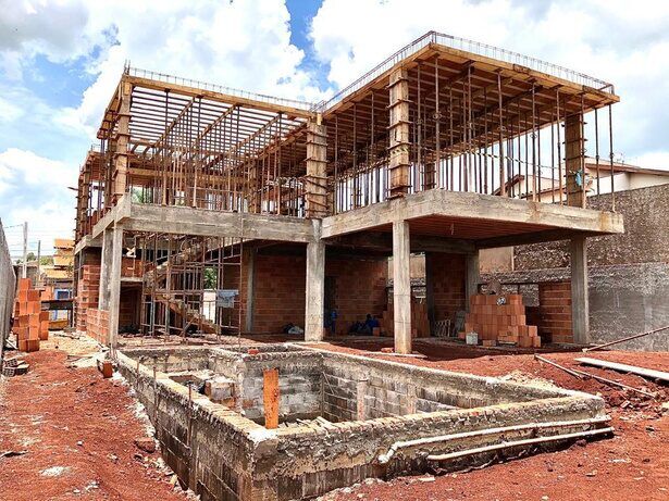 Residência W-City - obra estrutural
